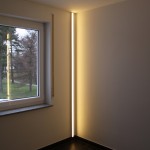 LED-Wohnraumbeleuchtung mit minimalem Platzbedarf